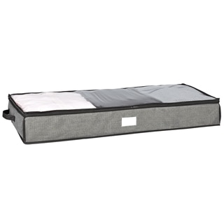 Kennedy Home Collection Grey 40-inch UnderBed Storage Bag
