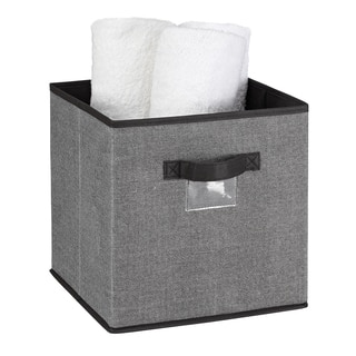 Kennedy Home Collection Grey Storage Cube