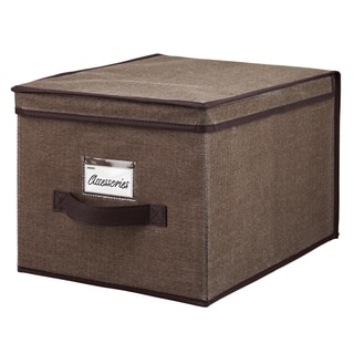 Kennedy Home Collection Espresso Large Storage Box