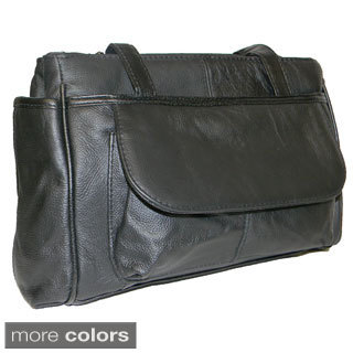 Hollywood Tag Leather Shoulder Bag