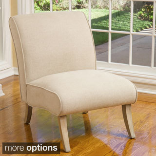 Christopher Knight Home Georgette Beige Linen Slipper Chair
