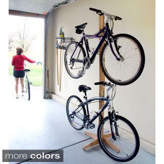 Gear Up Oak Rak Floor To Ceiling Bike Freestand