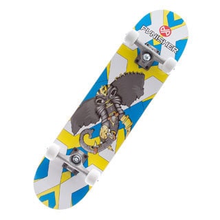 Punisher Skateboards 31-inch Warphant Complete Skateboard Concave Deck