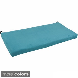 Blazing Needles 42-inch Microsuede Bench Cushion