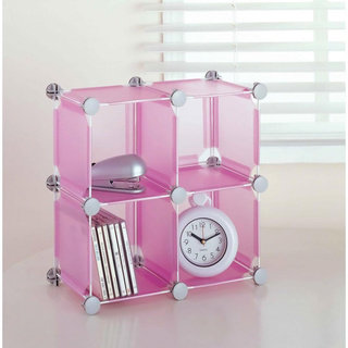 Small Pink Storage Cube