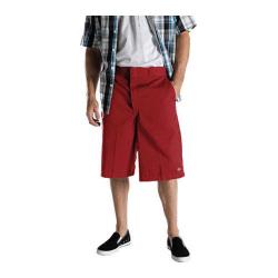 Men's Dickies 13-inch Loose Fit Stripe Multi-Pocket Work Short English Red