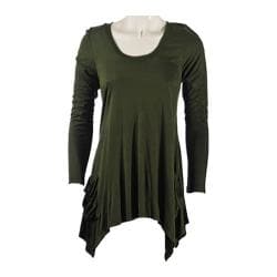 Women's Ojai Clothing Asymmetrical Top Hunter Green