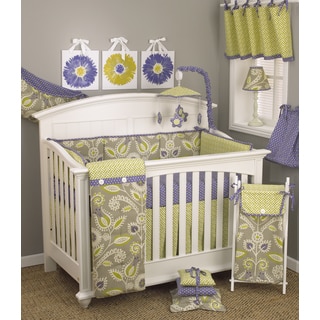 Cotton Tale Periwinkle 7-piece Crib Bedding Set