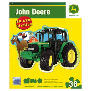 John Deere Plowing 36-piece Floor Puzzle