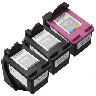 Sophia Global Remanufactured Ink Cartridge Replacements for HP 60XL (Pack of 3)
