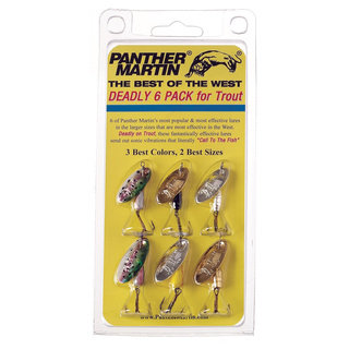 6 Panther Martin Fishing Lures Best Of The West Kit