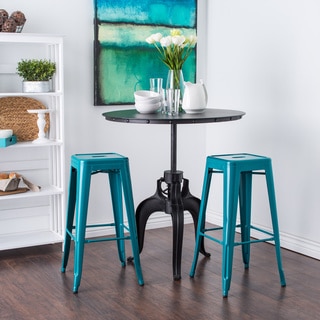 Tabouret 30-inch Peacock Bar Stools (Set of 2)