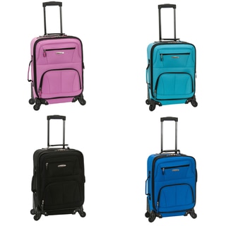 Rockland Deluxe 20-inch Expandable Carry-On Spinner Upright Luggage
