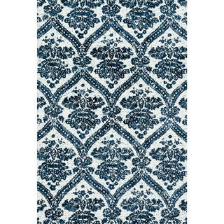 Microfiber Woven Beckett Navy Rug (9'3 x 13')