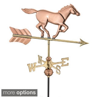 Horse Garden Weathervane with Garden Pole by Good Directions