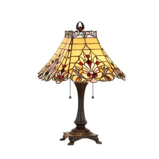 Chloe Tiffany-style Style Victorian Design 2-light Table Lamp