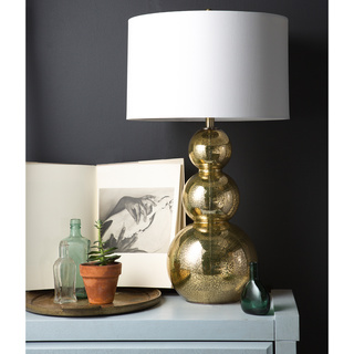 Glamorous Gold Glass Table Lamp