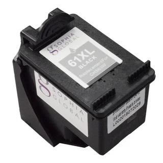 Sophia Global HP 61XL Ink Level Display Black Ink Cartridge Replacement (Remanufactured)