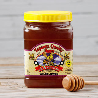 Topanga Quality Wildflower Raw Unfiltered Honey (3 Pounds)