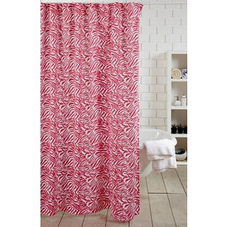 Zebra Hot Pink Shower Curtain