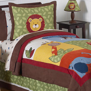 Sweet Jojo Designs Boys 'Jungle Time' Full/Queen 3-piece Comforter Set
