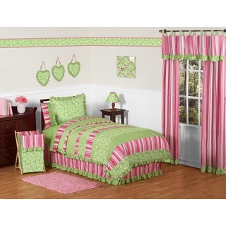 Sweet Jojo Designs Girls 'Olivia' 4-piece Twin Comforter Set