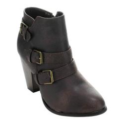 Women's Wild Diva Camila-64 Brown Faux Leather
