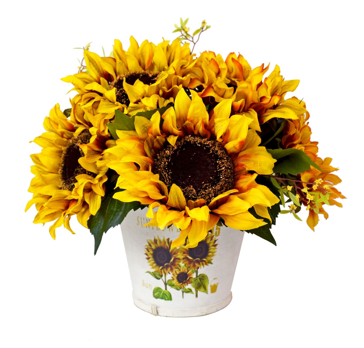 Creative Displays Vintage Golden Sunflower Decoration .