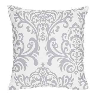Sweet Jojo Designs Avery Damask Print Decorative Throw Pillow