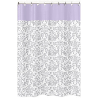 Sweet Jojo Designs Elizabeth Gray & Lavender Kid's Shower Curtain