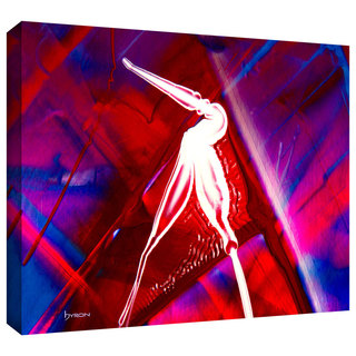 Byron May 'The Pelican' Gallery-wrapped Canvas Wall Art