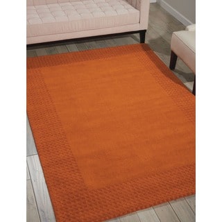 kathy ireland Cottage Grove Terracotta Area Rug by Nourison (5'3 x 7'5)