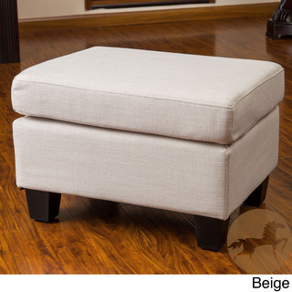 Rosella Fabric Ottoman by Christopher Knight Home