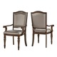 LaSalle Espresso Nail Head Accent Transitional Dining Chairs by TRIBECCA HOME (Set of 2)