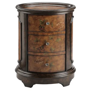 Autumn Oval 3-drawer Accent Chest