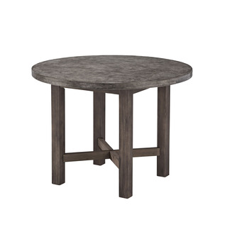 slide 1 of 1, Concrete Chic Round Dining Table by Home Styles