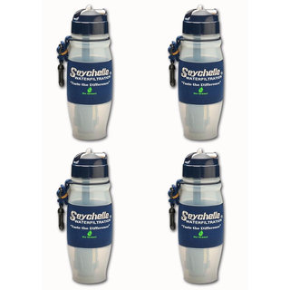 Seychelle Family 4-pack Emergency Water Filter Bottle