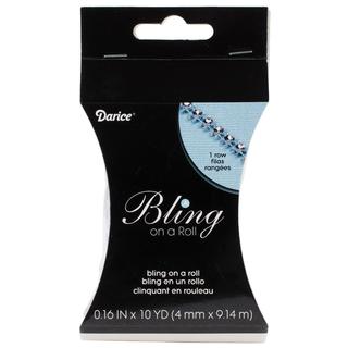 Bling On A Roll 4mm X 10yds - 1 Row, Silver