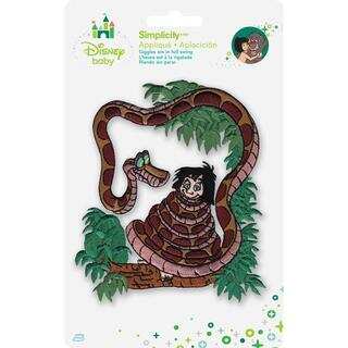 Disney Jungle Book Kaa With Mowgli Iron-On Applique -