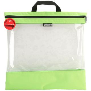 Seeyourstuff Clear Storage Bags 16 X16 - Lime