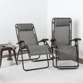Caravan Canopy Grey Infinity Zero Gravity Chair (Pack of 2)