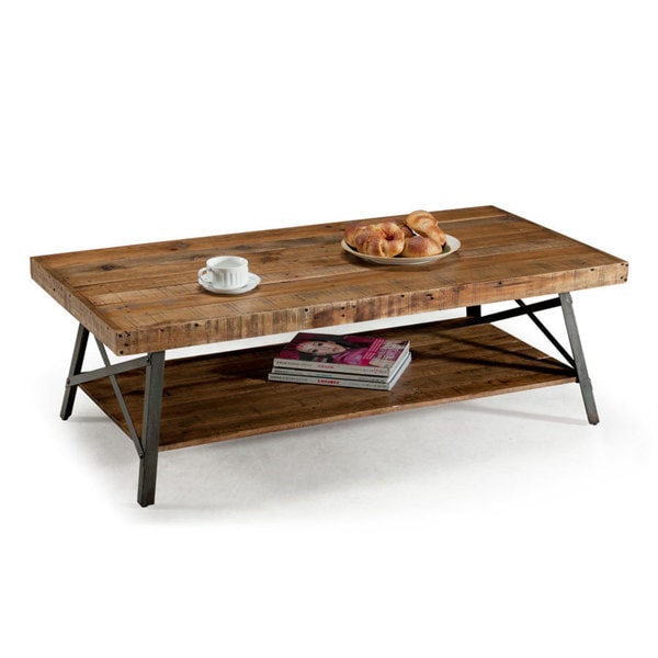 Pine Canopy Kaibab Rustic Reclaimed Wood Coffee Table