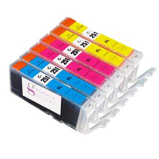 Sophia Global Canon CLI-251XL Compatible 6-piece Color Ink Cartridge Replacement Set