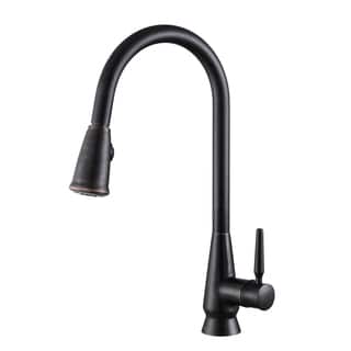 Ruvati Oil Rubbed Bronze Single-handle Pull-out Spray Kitchen Faucet