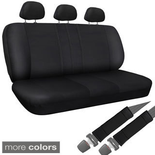 Oxgord Synthetic / Imitation Leather 8-piece Bench Seat Cover Set for Any Split Benches