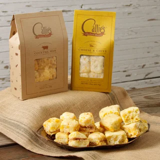 Callie's Cocktail Ham Biscuits and Cheddar Chive Biscuits Bundle