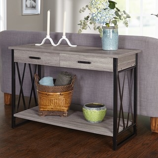 Simple Living Seneca XX Reclaimed Look Sofa Table