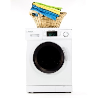 Equator White 2-in-1 Compact 14 Programs Combination Washer and Dryer with Optional Condensing/ Venting and 1000 RPM Spin Speed