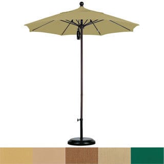 Lauren & Company Sunbrella 7.5-foot Commercial Grade Aluminum Umbrella with Stand