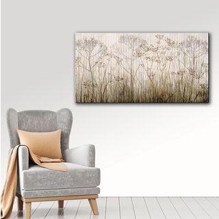 ArtWall Cora Niele 'Wildflowers Ivory' Gallery-Wrapped Canvas